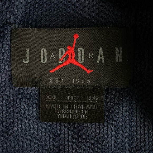 Air Jordan Michigan Wolverines 1/4 Zip Shirt Mens XXL Short Sleeve Jumpman - Picture 8 of 10